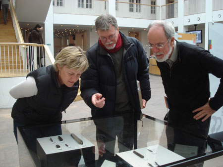Archaeological finds on display in the 
    Northern Worlds exhibit
  