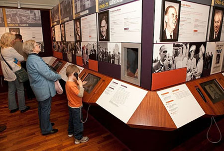 Image of the Prime Ministers of Australia exhibition, Museum of Australian Democracy, Old Parliament House, Canberra, ACT