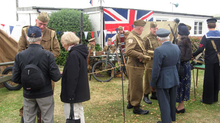 The re-enactors of The Real
Dad's Army are selected to resemble the characters from the comedy series