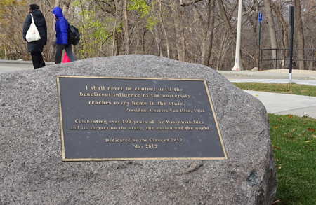 ‘The Wisconsin Idea’ centenary public memorial