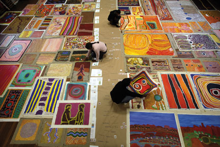 Co-curators with the collection in Perth