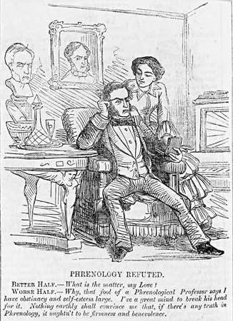 ‘Phrenology refuted’ cartoon