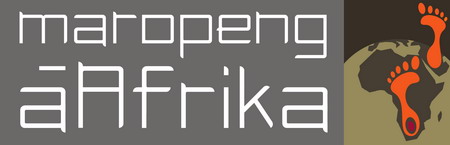 Maropeng aAfrika logo with two feet