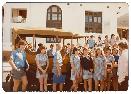 The Delauney Belleville being officially accepted for the National Historical Collection at Parliament House by the Minister for Home Affairs and EnvironmentThe Delaunay Belleville being used to give tours at Green’s Motorcade Museum<br />Frank Maguire, <em>Veteran & Vintage Cars in Australia</em>, Rigby, Adelaide, 1977, p. 62.