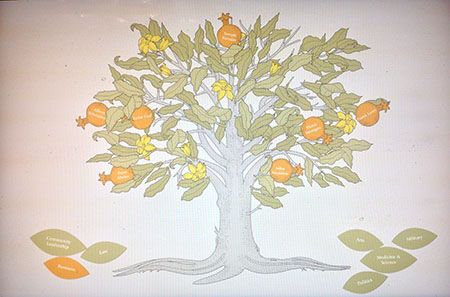 ‘Achievers’ interactive, <em>Culture and Continuity</em> permanent exhibition, Sydney Jewish Museum