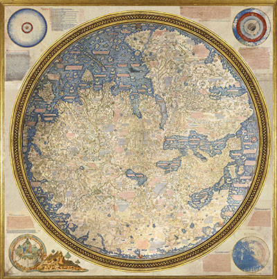 Map of the world, 1448–53, by Fra Mauro