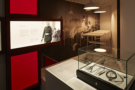 display on facial reconstruction at the Sidcup Hospital