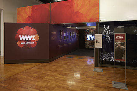 The entrance to WWI: Love & Sorrow