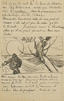 Letter by Vincent van Gogh to his brother Theo, Arles, c. 21 November 1883
Vincent van Gogh (1853-1890)
Van Gogh Museum, Amsterdam (Vincent van Gogh Foundation)