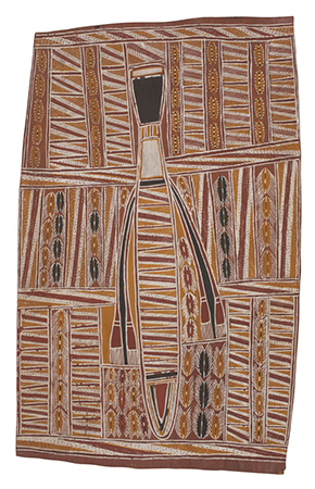 Wagilak Ranga (Elder Sister) bark painting
