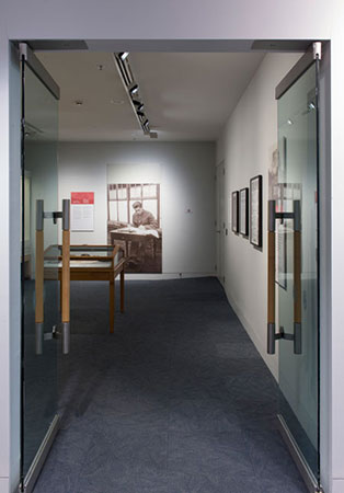 photograph of entrance to the exhibition