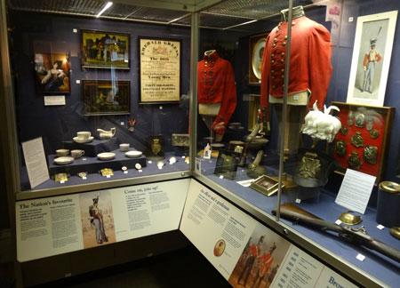 Objects on display at The Rifles Museum, Salisbury