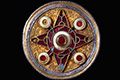 Wingham brooch, 575–625 silver-gilt, niello, garnet, glass and shell, England