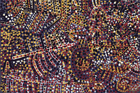 Emu woman 1988-89 painting