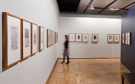 Architecture Makes Form; Trees Make Space (for Aldo Giurgola), suite of 25 drawings by Jyll Bradley, 2013