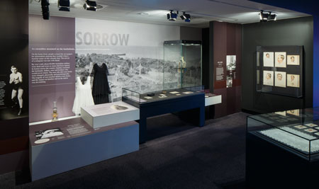 The ‘Sorrow’ module, which shares stories of grief and loss experienced back home in Australia