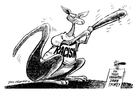 Dov Fedler's kangaroo cartoon