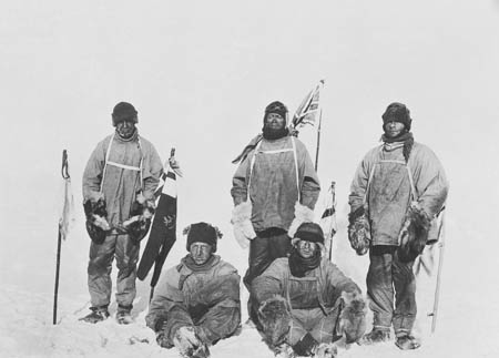 The polar party at the South Pole