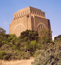 Voortrekker monument overlooking Pretoria
