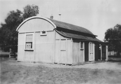Photo of the Pallamallawa school building, around 1950