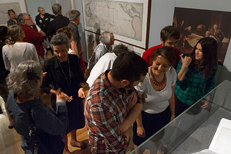 Crowds enjoying Mapping our World, 2014
