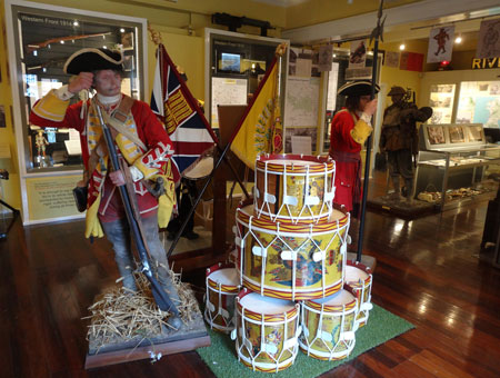 Life-size and life-like mannequins at the Royal Hampshire Regiment Museum, Winchester