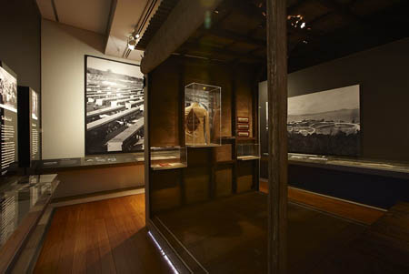 Internee's jacket, on display in
The Enemy at Home