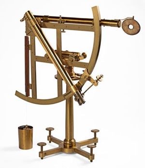 Photo of 12-inch astronomical quadrant.