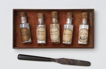 Set of bottles
