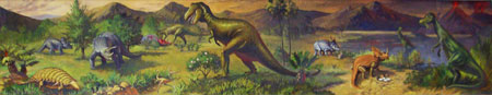 Fig. 10. The Age of Reptiles (detail), 1951
by Don Cowen and Quentin Hole