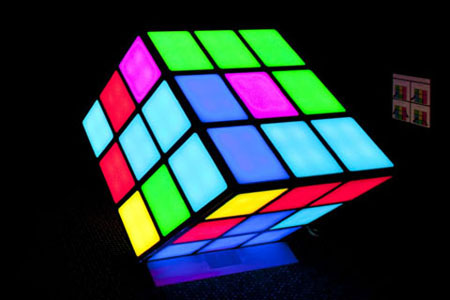 Image of large Rubik's Cube