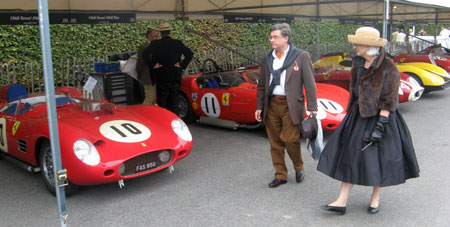 The combination of stylish historical dress and impeccably maintained cars suggests reasons for Goodwood Revival's appeal