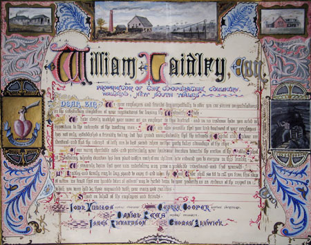 Address to W Laidley