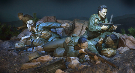 AWM diorama of Kapyong battle