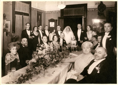 Wedding of Grete Schneider and Werner Glockemann 'Glenferrie', Sydney, 7 December 1929
