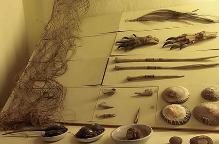 Objects on display