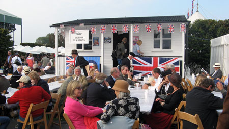 The Victory Tea Rooms reinforces the centrality of the Second World War to Goodwood's identity