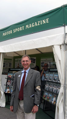 The author at Goodwood Revival, in costume