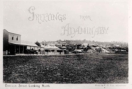 ‘Greetings from Adaminaby’: Denison St, Adaminaby, looking north