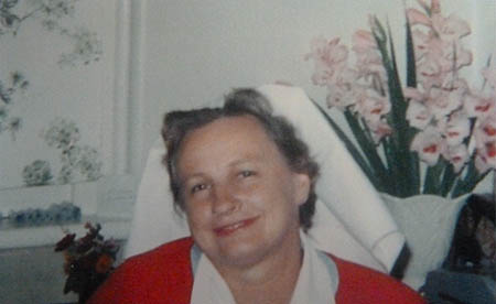 Eileen in her nursing uniform